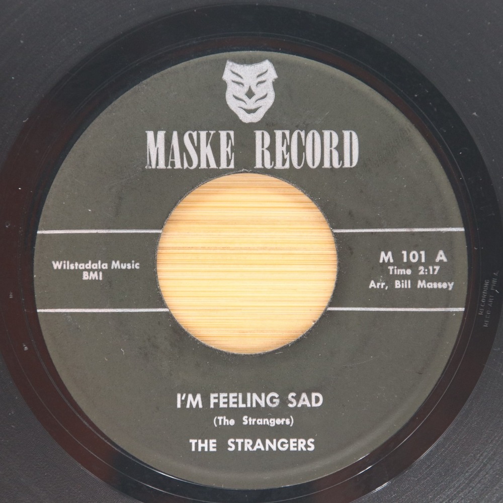 THE STRANGERS - I'M FEELING SAD / YOU AINT TO COOL - DOO‎ WOP 45 MASKE